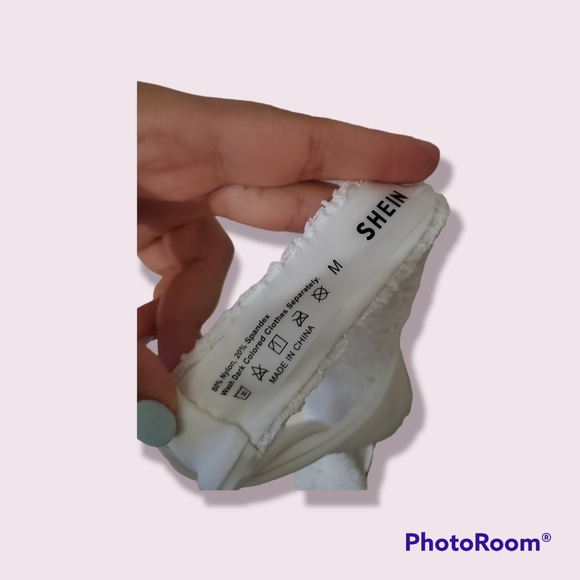 Shein Eyelet Bikini Set - Picture 5 of 6